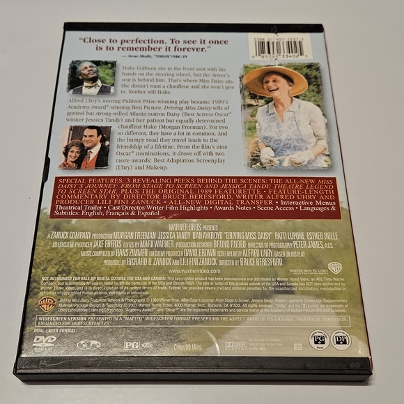 Driving Miss Daisy DVD - Picture 2 of 4